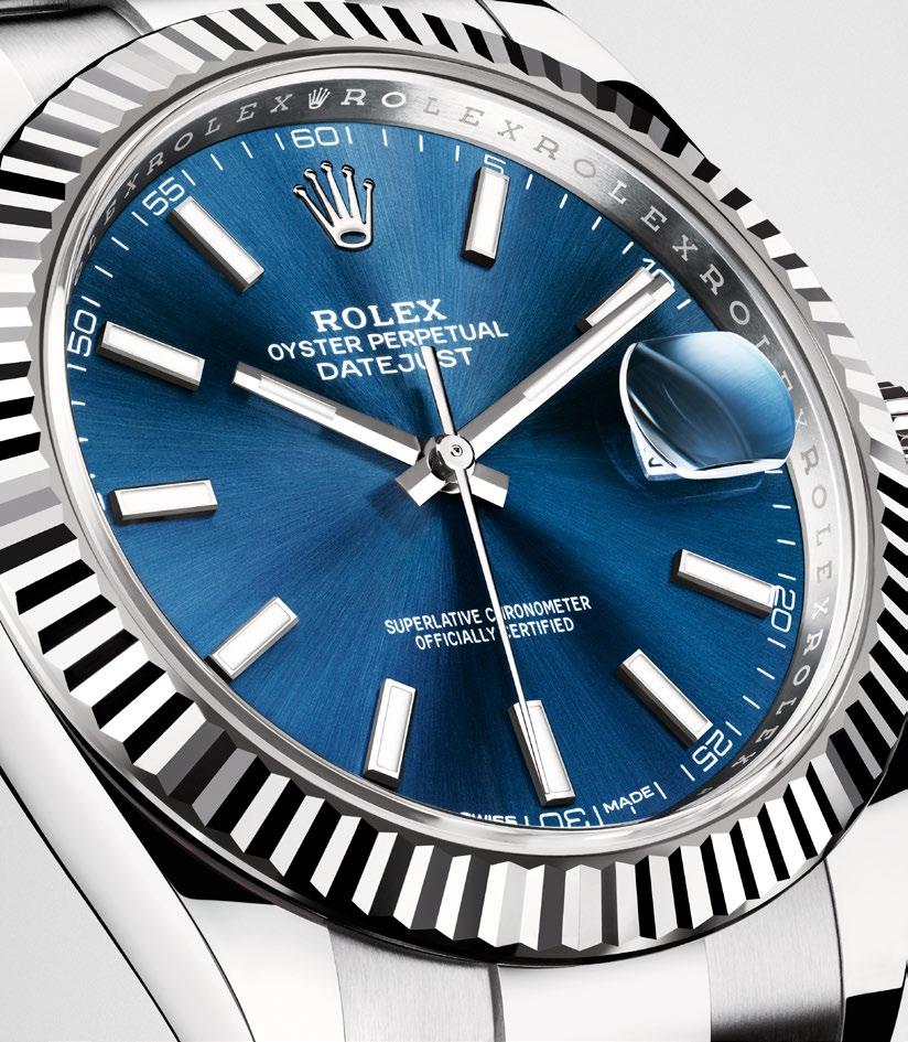 Oyster Perpetual DATEJUST 41 Rolex Baselworld 2017 26 ARCHETYPE OF THE CLASSIC WATCH The new-generation classic Oyster Perpetual Datejust 41 model is now available in 904L steel, together with a