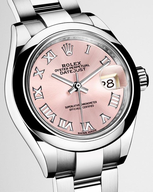 Oyster Perpetual LADY-DATEJUST 28 Rolex Baselworld 2017 31 PRESTIGE AND ELEGANCE The 904L steel version of the classic Oyster Perpetual Lady-Datejust 28,