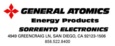 GENERAL ATOMICS ENERGY PRODUCTS Engineering Bulletin 96-004 THE EFFECT