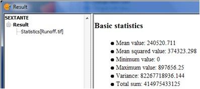 temperature Raster Calculator Basic Statistics Uniform vegetation of conifer