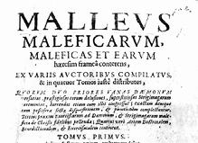 This is the Malleus Maleficarum, the Hammer of Witches Tells you how to determine if someone is a witch! She s a Witch!