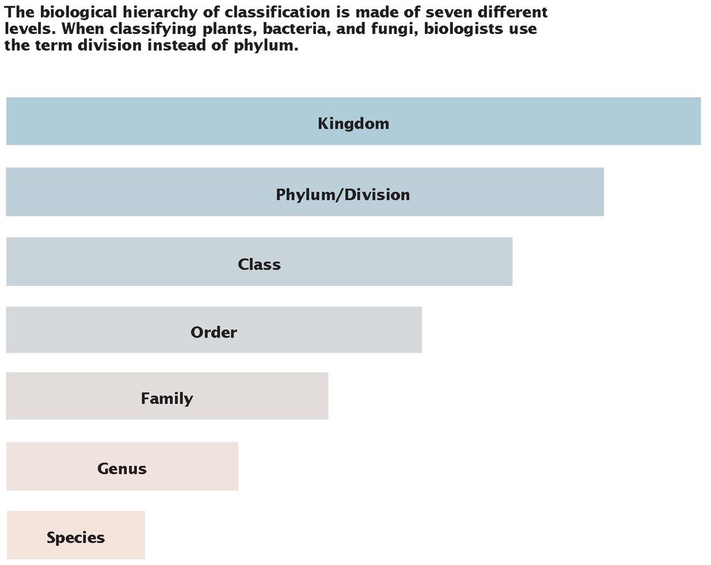 Section 1 Categories of Biological