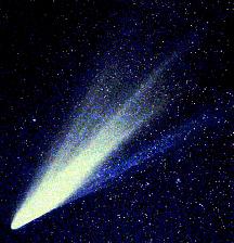 These icy comets are orbiting the Sun in two different places, both of which are very distant. One place is called the Oort cloud, and the other is called the Kuiper Belt.
