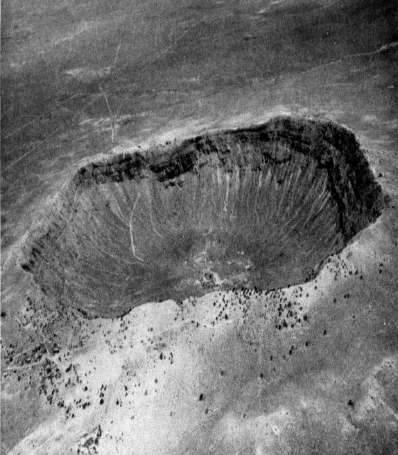 Big Impacts Near the Grand Canyon in Arizona is Meteor Crater.