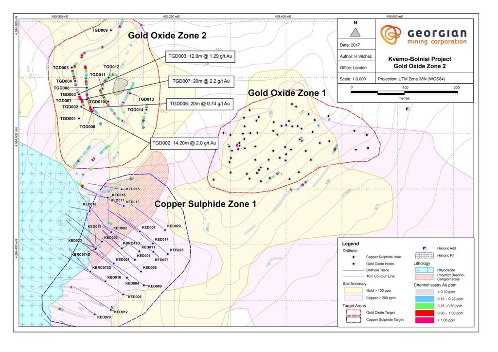 GEO Managing Director Greg Kuenzel said, Our exploration team has made rapid progress in advancing the Gold Zone 2 resource development program.