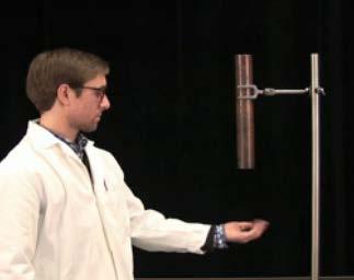 Demonstration: Magnet falling through copper pipe