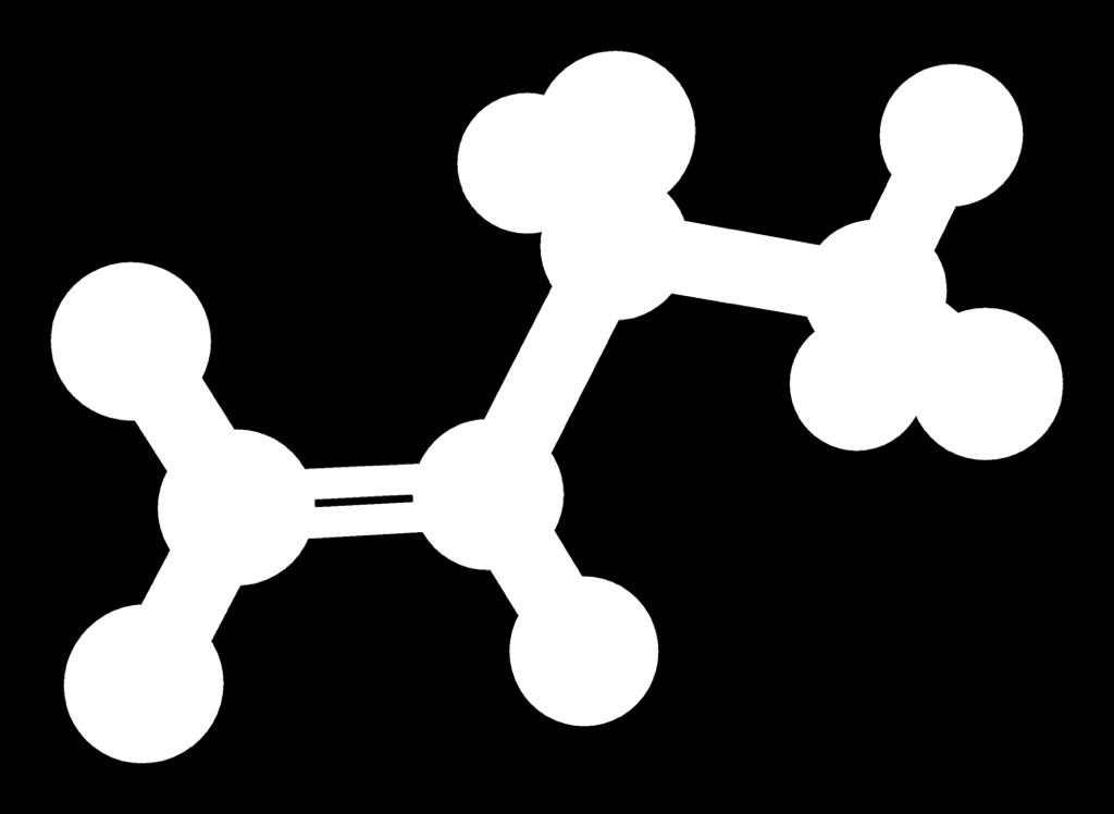 Butane ctane 4) Carbon atoms which are sp² hybridised(typically