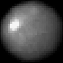 Ceres at ~580 mi.