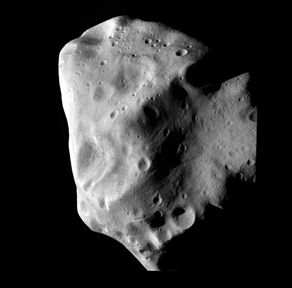 Lutetia from Rosetta/ESA ~100 km diameter http://www.esa.