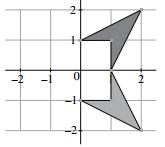 11) Write a rule that would establish that these two polygons are congruent to each other?