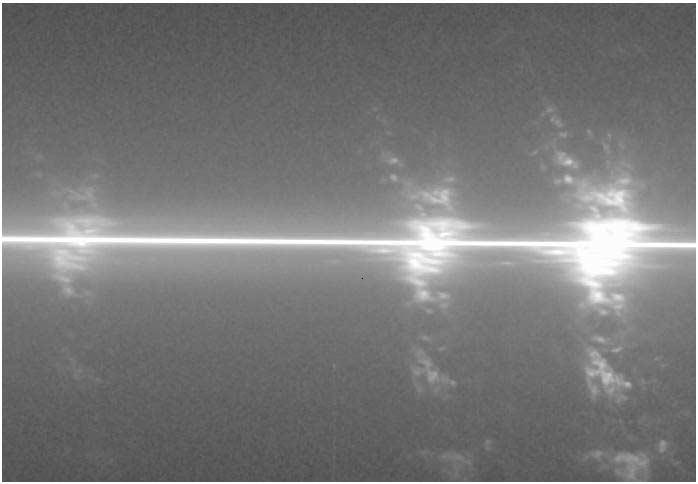 2272 WALSH & LUCY Vol. 125 Fig. 2. STIS G430M grating long-slit CCD spectrum of the Seyfert 1 galaxy NGC 4151 (top) covering the emission lines H and [O iii] 4959, 5007.