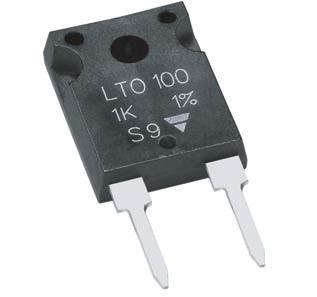 Power Resistor Thick Film Technology LTO series are the extension of RTO types. We used the direct ceramic mounting design (no metal tab) of our RCH power resistors applied to semiconductor packages.