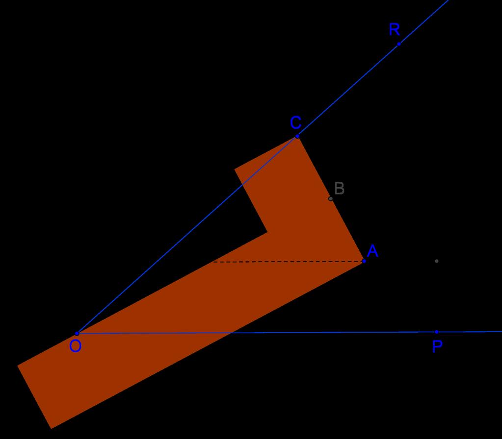 Figure 9: Trisection with Nicolson s angle. Construction 2 (Trisection with Nicolson s angle (1883)).