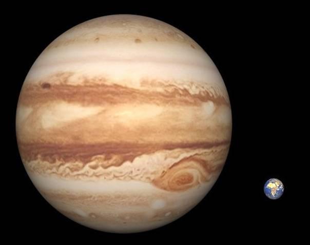 We learned the true sizes and composi:ons of the planets Jupiter s diameter is eleven