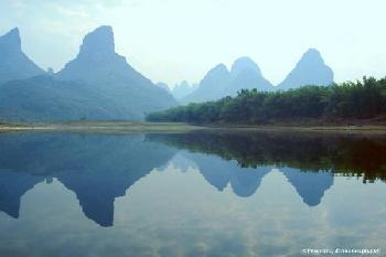Karst landscape of Guilin, China,