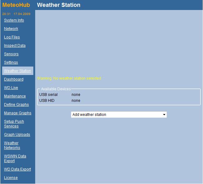 Name: Enter any name for your weather station (optional). This is helpful if you have more than one weather station.