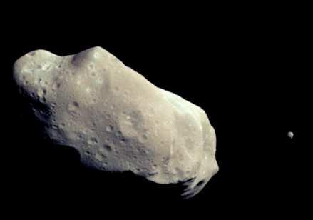 5 km in diameter Ida is 56 km long 22 Several small bodies (asteroids,