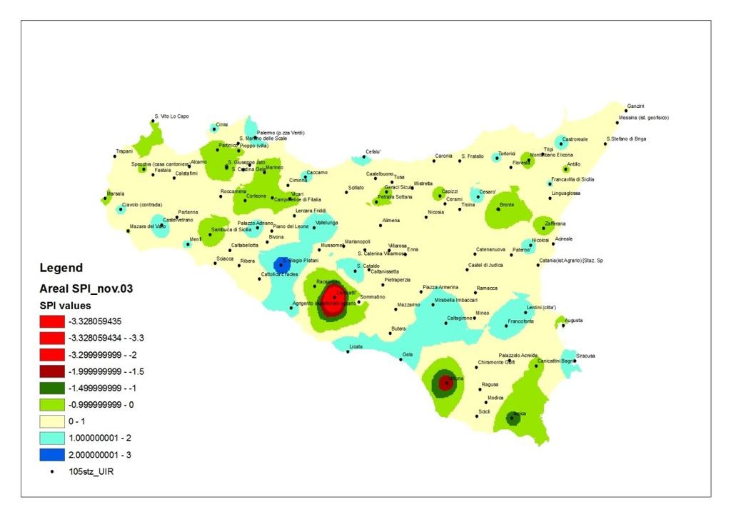 MONITORING DROUGHT AT RIVER BASIN AND REGIONAL SCALE: APPLICATION IN SICILY Figure 7.