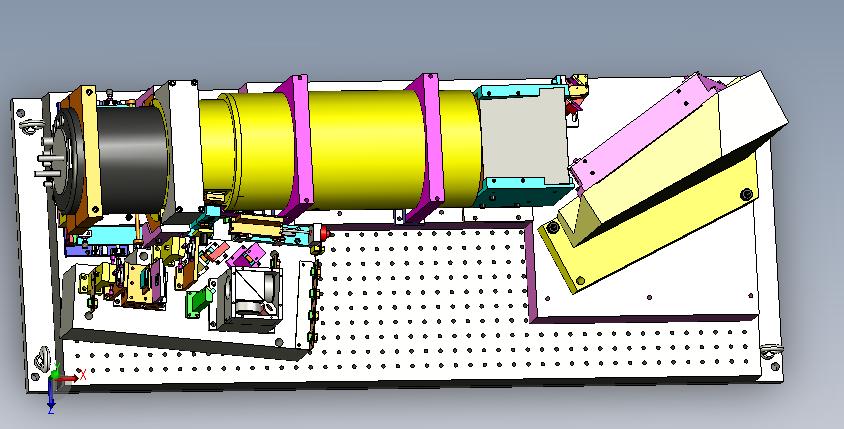 Final Mechanical Layout of LiJET 4kx4k CCD camera Prism