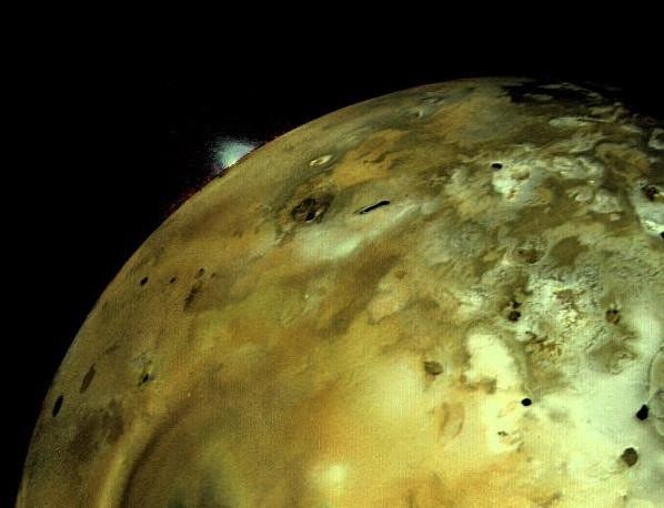 Io When Voyager I flew by Jupiter in 1979, Volcanoes were almost completely unexpected. The images from Voyager showed 8 active volcanoes.