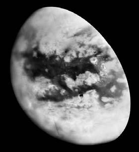 At its large distance from the Sun, Titan was much colder, and able