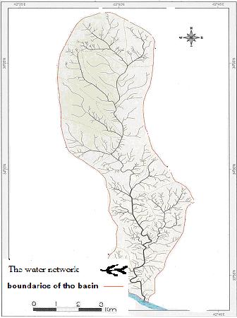 elongated has been (0.48), and when we return to Schumm standard, this Valley is classified within the more elongated Valley, and this shape is not circular.as shown in map(2).