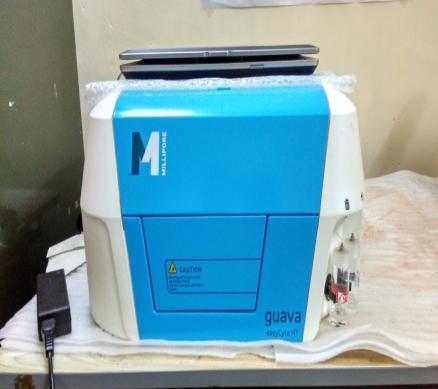 500/- 1000/- 1500/- Flow Cytometer Guava easycyte HT Flow cytometry is a laserbased, biophysical technology employed