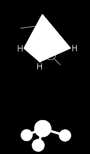 Unshared electron pair 107 The molecule ammonia (NH 3 ) is trigonal pyramidal shape.