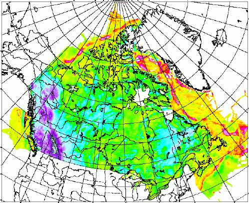 Bouguer gravity anomaly Isostatic gravity anomaly Details at : http://gdcinfo.agg.nrcan.gc.ca/products/grids_e.html B6.3 Gravity anomalies and isostatic equilibrium of plate boundaries B6.