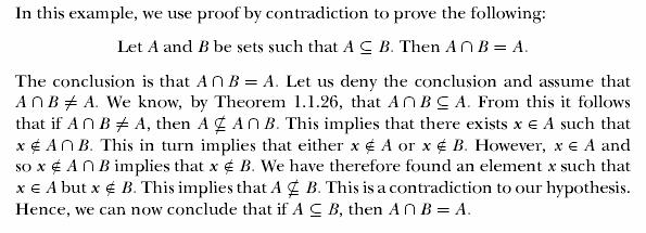 Proof Techniques Proof by Contradiction Assume that the conclusion is not true and then arrive at a contradiction Example: Prove that there are infinitely many prime numbers Proof: Assume there are