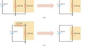 series and parallel edraw the circuit with the equivalents of each set The 8.0-Ω and 4.