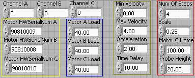 Figure 12 shows the dialog boxes that can be used to customize the operations of the program if needed. Figure 12 Input options.
