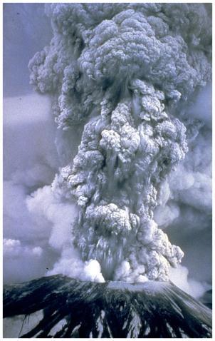 magma erupts explosively because it tends to have high gas content.