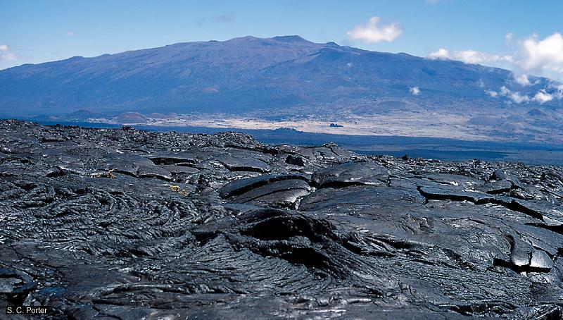 Mauna Kea Shield Volcano Low silica, low gas magma