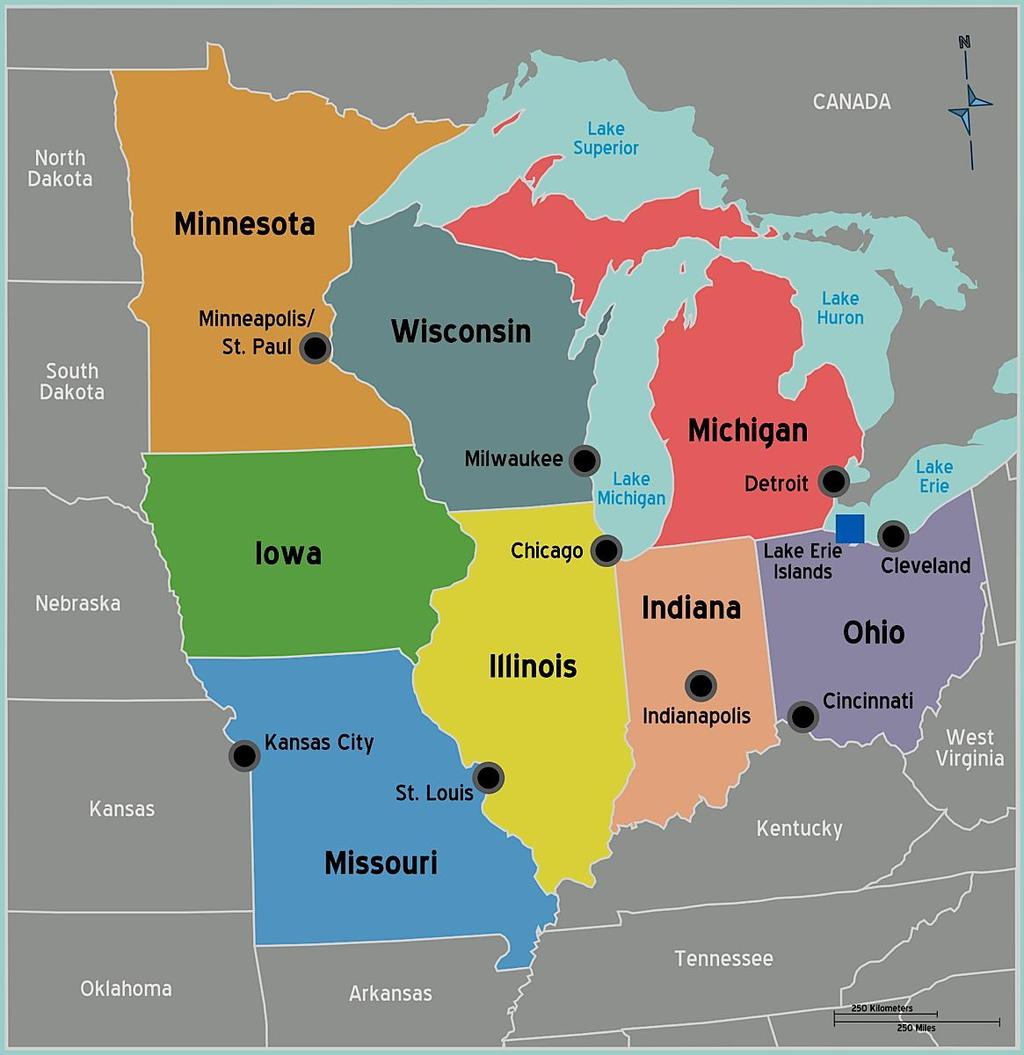 Region An example of perceptual region would be the Midwest of the United States.