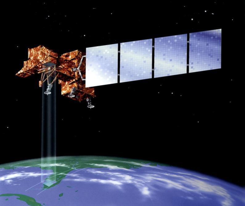 Each time a satellite makes an orbit, it picks up data in an area 115 miles wide. Landsat can scan the entire Earth in 16 days.