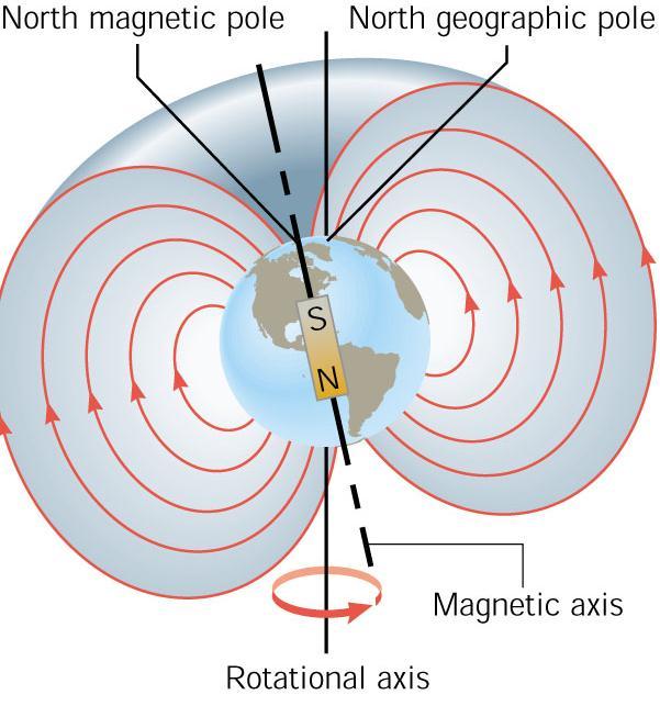 Chapter 24: Magnetic Fields & Forces We live in a magnetic field.