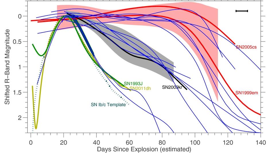TYPE II SN LIGHT CURVES LOSS: Faran et al. 2014 CCCP: Arcavi et al. 2012 Barbon et al.