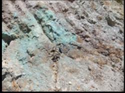 Ore mineral and gangue mineral Geochemical characteristics of boring core samples