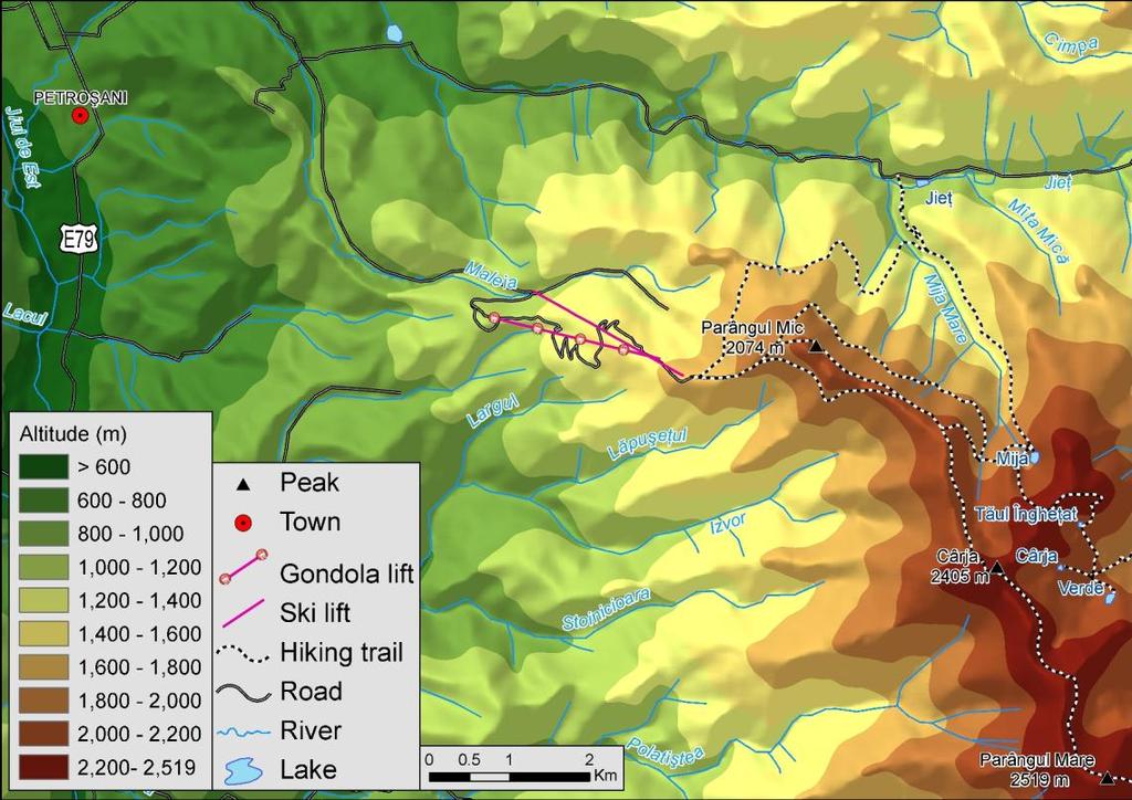 2: Alpine areas in Parâng Mts.