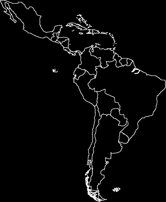 Your Task: Label the physical features that are numbered on the map of Latin America below. 7 6. Sierra Madre Mountains.