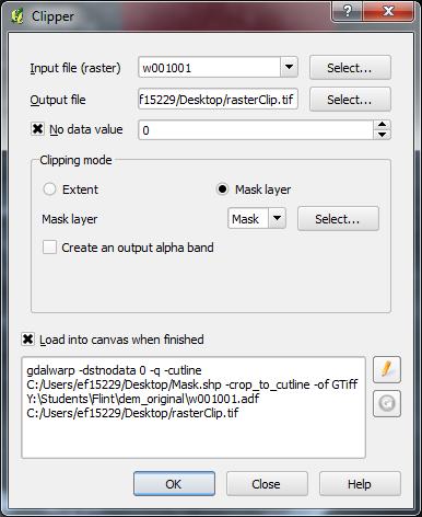 Raster Analysis Data Extraction by Mask (Clipping Raster Data) 1) Select Raster in the Dropdown toolbar