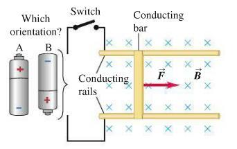 Example: how the battery should be connected How the