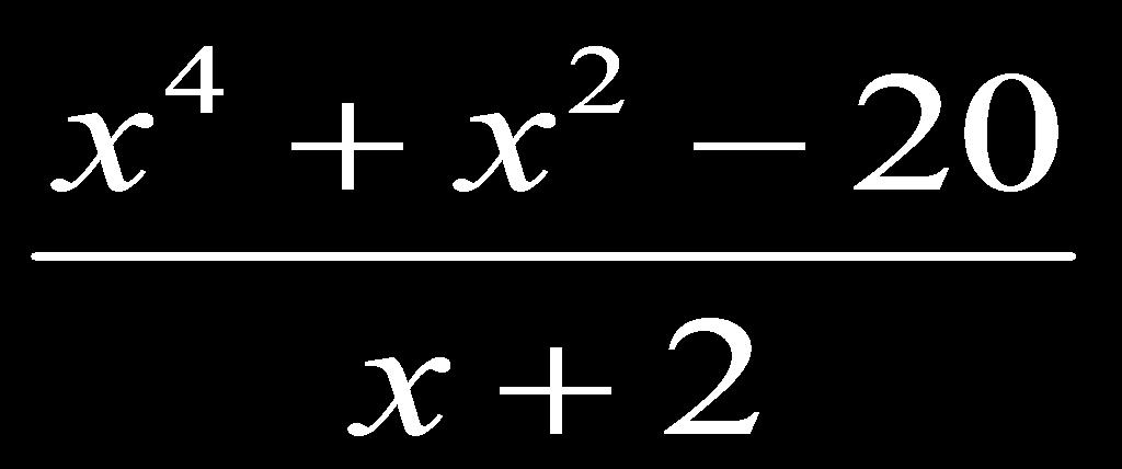 Synthetic Division Solve