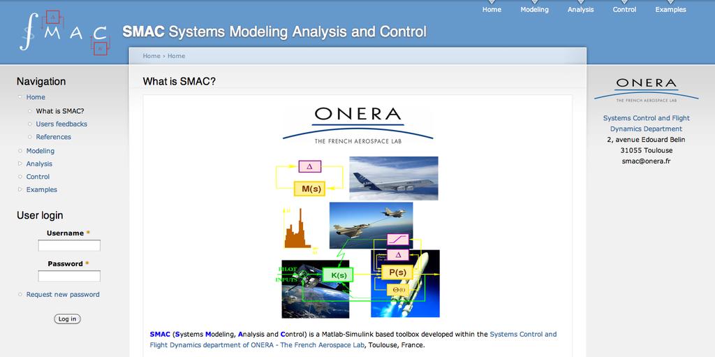 SMAC TOOLS A BRIEF OVERVIEW OF THE SMAC TOOLBOX http://w3.onera.