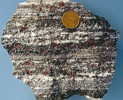 biotite, and amphibole Red Slate Mica Schist