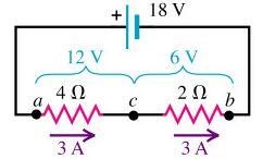 circuit of Step 1 is also 3 Amps with the voltage drop across the individual