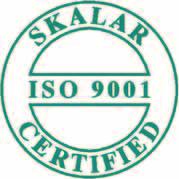 Contact Skalar USA Skalar, Inc. 5995 Financial Drive, Suite 180 Norcross, GA 30071 Tel. + 1 770 416 6717 Toll Free: 1 800 782 4994 Fax. + 1 770 416 6718 Email: info.usa@skalar.