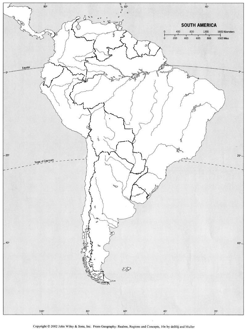 7 iv. Bodies of Water 1. Amazon River: 2 nd longest in the world 2. Orinoco River 3. Rio de la Plata 4.