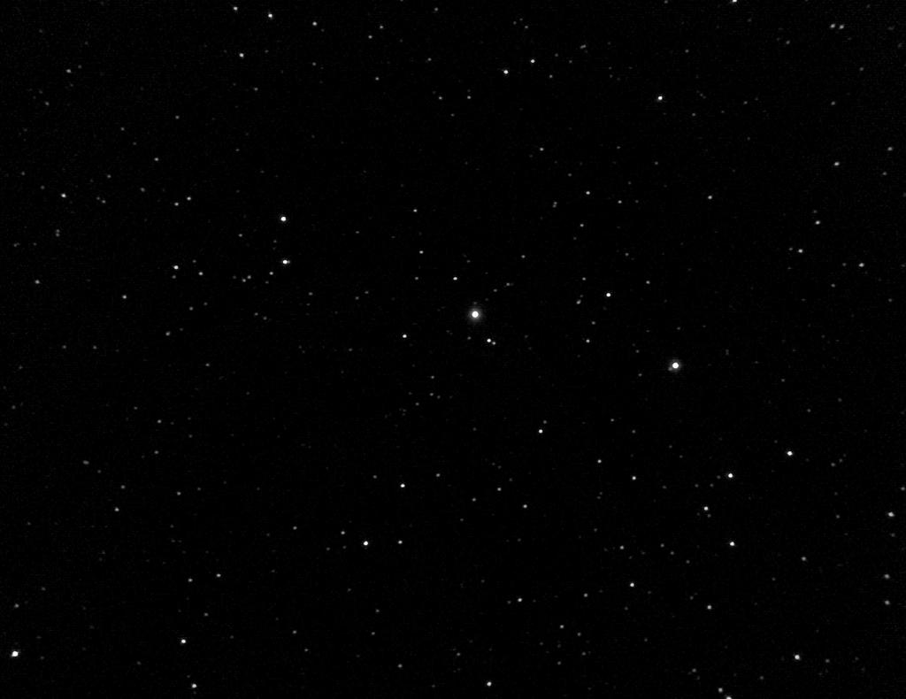 HD209458 is the bright (mag. 7.6) star in the center of this image. The dimmest stars visible in this image are magnitude 16.
